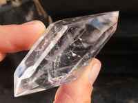 Polished Semi Optic Double Terminated Quartz Points x 12 From Madagascar - Toprock Gemstones and Minerals