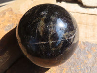 Polished Rare Iolite Spheres x 3 From Ambatofinandrahana, Madagascar - Toprock Gemstones and Minerals