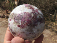 Polished Pink Rubellite Tourmaline Spheres  x 6 From Madagascar - TopRock