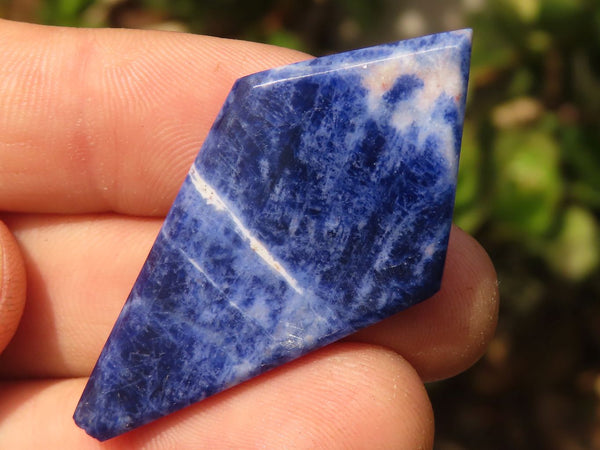 Polished Blue Sodalite Pendant Free Forms  x 20 From Namibia - Toprock Gemstones and Minerals 