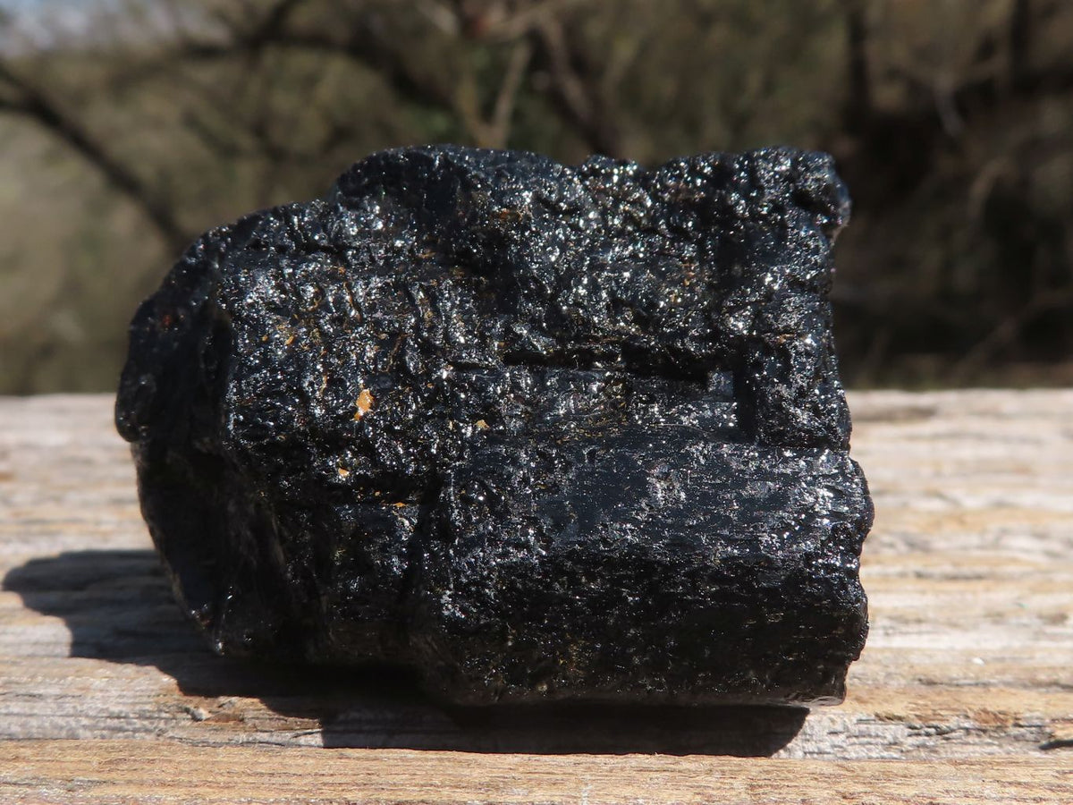 Natural Stone Sealed Alluvial Black Schorl Tourmaline Crystals x 14 From Zimbabwe - TopRock