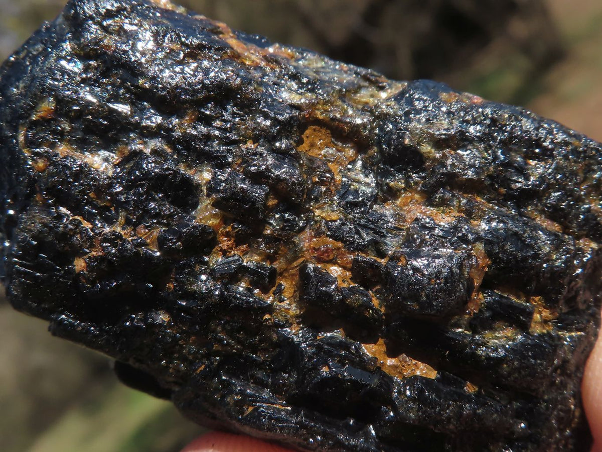 Natural Stone Sealed Alluvial Black Schorl Tourmaline Crystals x 14 From Zimbabwe - TopRock
