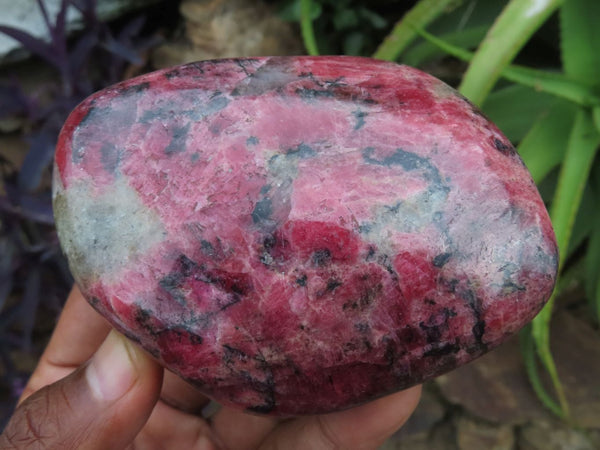 Polished Rhodonite Free Forms x 3 From Zimbabwe - TopRock