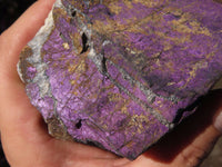 Natural Rare Metallic Purpurite Cobbed Specimens  x 3 From Namibia - TopRock