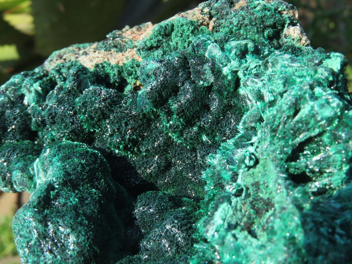 Natural Silky Malachite Specimens x 3 From Kasompe, Congo - TopRock