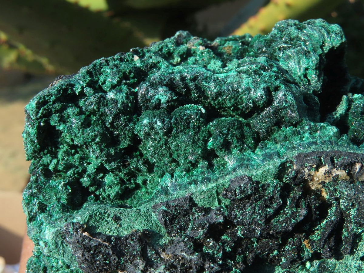 Natural Silky Malachite Specimens x 3 From Kasompe, Congo - TopRock