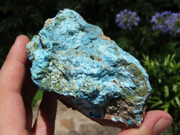 Natural Cobbed Shattuckite Specimens x 4 From Namibia - TopRock