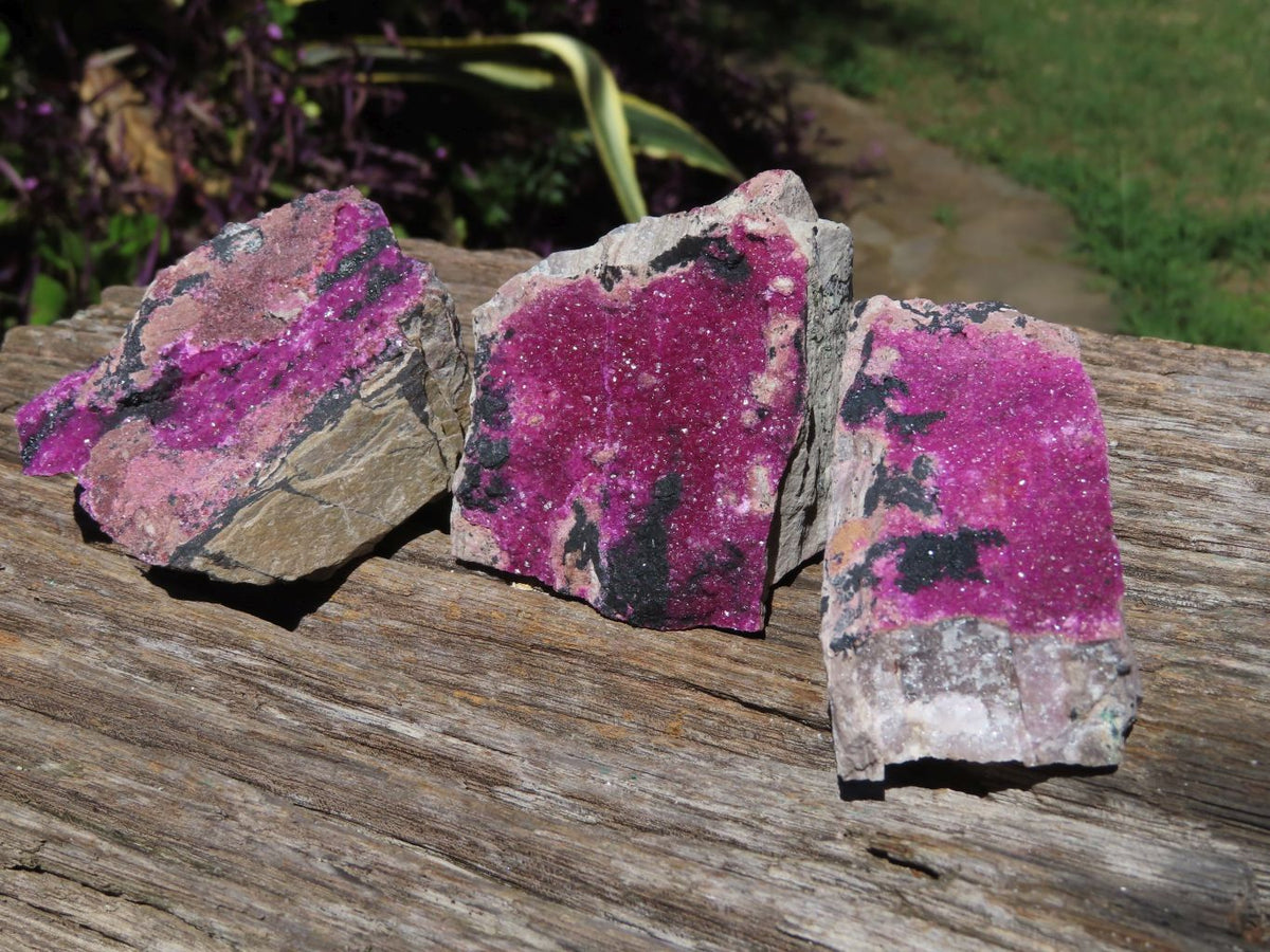 Natural Salrose Cobaltion Dolomite Specimens x 6 From Kakanda, Congo - TopRock