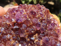 Natural Small Dark "Amethystos" Amethyst Crystal Plates  x 35 From Kwaggafontein, South Africa - TopRock