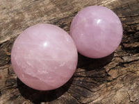Polished Gemmy Pink Rose Quartz Spheres  x 6 From Ambatondrazaka, Madagascar - TopRock