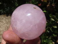 Polished Gemmy Pink Rose Quartz Spheres  x 6 From Ambatondrazaka, Madagascar - TopRock