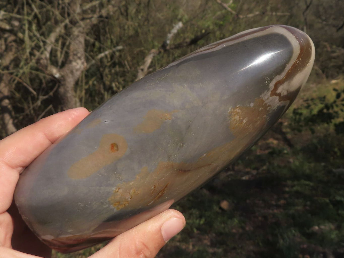 Polished Polychrome / Picasso Jasper Standing Free Form With Gorgeous Patterns x 1 From Mahajanga, Madagascar - TopRock