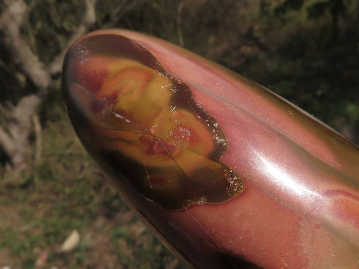 Polished Polychrome / Picasso Jasper Standing Free Form With Gorgeous Patterns x 1 From Mahajanga, Madagascar - TopRock