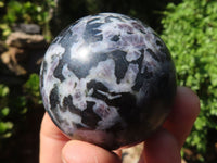 Polished Merlinite Gabbro Spheres  x 6 From Madagascar - Toprock Gemstones and Minerals