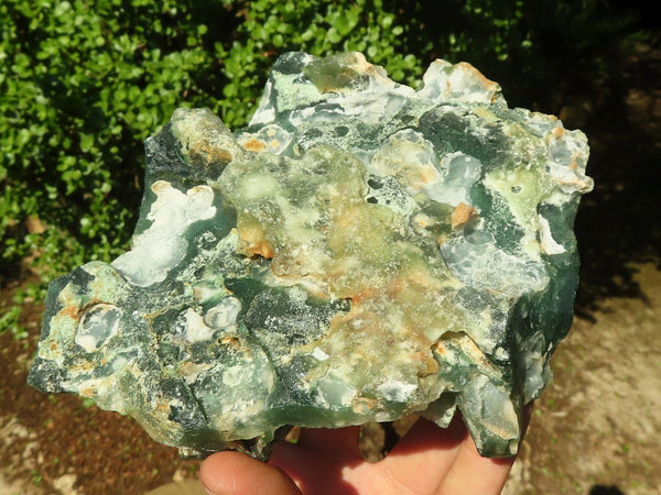 Natural Green Mtorolite Cutting Material  x 2 From Zimbabwe - Toprock Gemstones and Minerals 