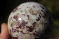 Polished Pink Tourmaline Rubellite Spheres x 3 From Ambatondrazaka, Madagascar - TopRock