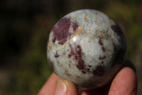 Polished Pink Tourmaline Rubellite Spheres x 3 From Ambatondrazaka, Madagascar - TopRock