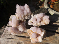 Natural Spirit Amethyst Quartz Clusters x 4 From Boekenhouthoek, South Africa - Toprock Gemstones and Minerals