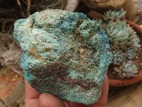 Natural Rough Blue Shattuckite Specimens  x 12 From Kaokoveld, Namibia - TopRock