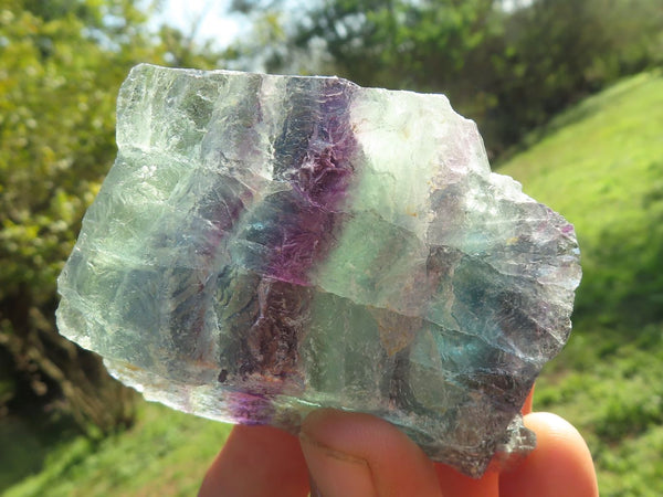 Natural Watermelon Fluorite Cobbed Specimens x 24 From Uis, Namibia - TopRock