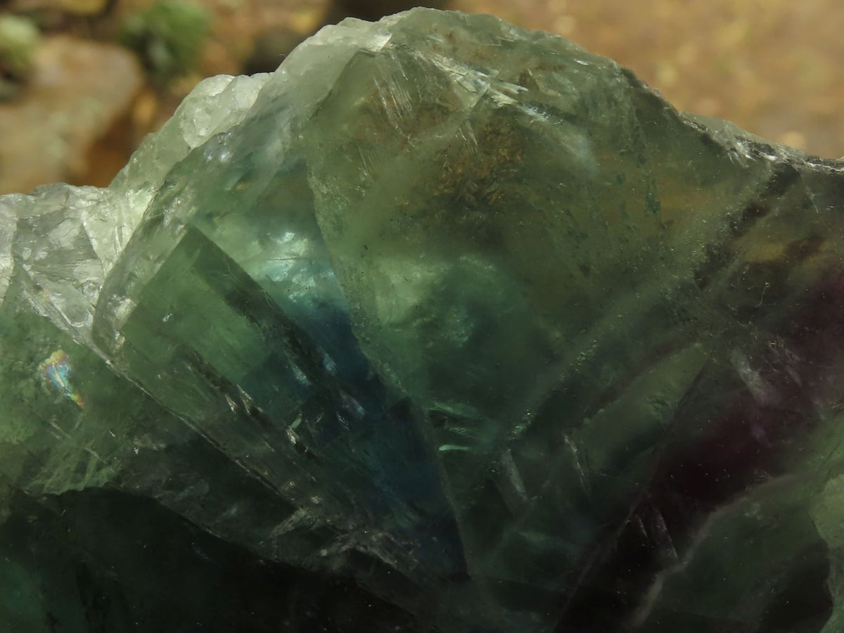 Polished Beautiful Watermelon Fluorite Pieces x 4 From Uis, Namibia - TopRock