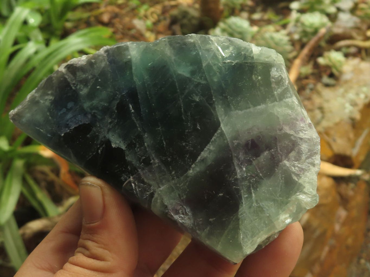 Polished Beautiful Watermelon Fluorite Pieces x 4 From Uis, Namibia - TopRock