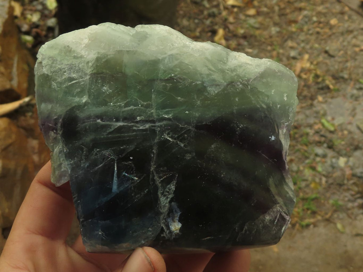 Polished Beautiful Watermelon Fluorite Pieces x 4 From Uis, Namibia - TopRock