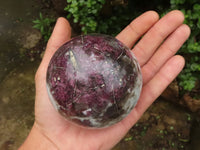 Polished Rubellite Pink Tourmaline Spheres  x 2 From Madagascar - TopRock