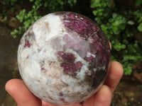 Polished Rubellite Pink Tourmaline Spheres  x 2 From Madagascar - TopRock