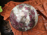 Polished Rubellite Pink Tourmaline Spheres  x 2 From Madagascar - TopRock