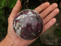 Polished Rubellite Pink Tourmaline Spheres  x 2 From Madagascar - TopRock