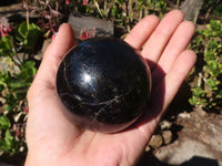 Polished Rare Iolite Spheres x 2 From Ambatofinandrahana, Madagascar - Toprock Gemstones and Minerals