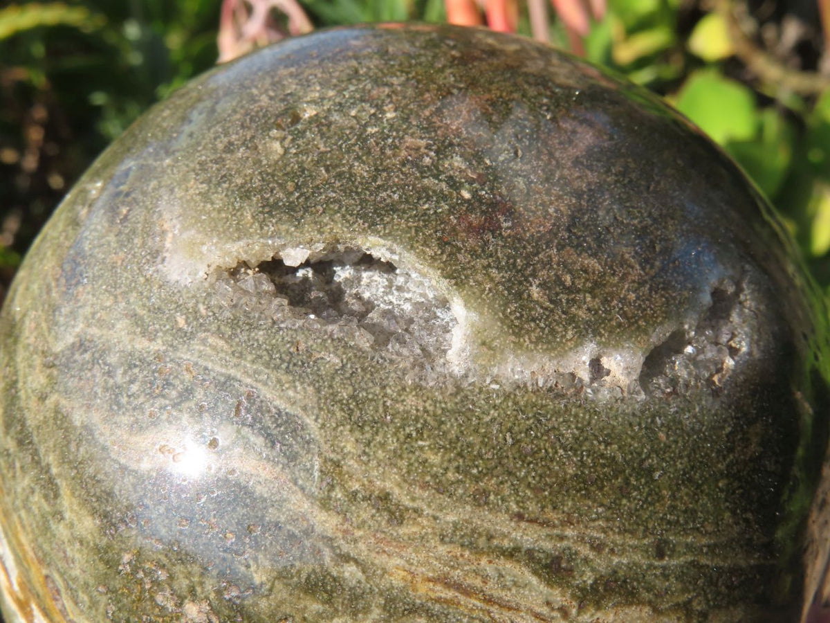 Polished Banded Ocean Jasper Sphere x 1 From Madagascar - TopRock