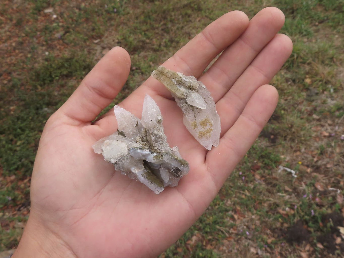 Natural Drusy Dog Tooth Calcite Pseudomorph Crystals x 35 From Alberts Mountain, Lesotho - TopRock