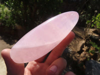 Polished Pink Rose Quartz Points & Standing Free Form x 3 From Antsirabe, Madagascar - Toprock Gemstones and Minerals
