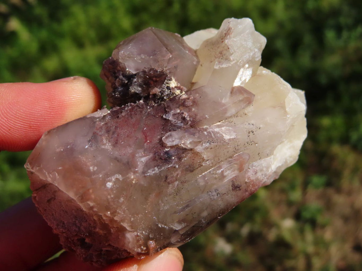 Natural Red Hematoid Crystals x 12 From Karoi, Zimbabwe - TopRock