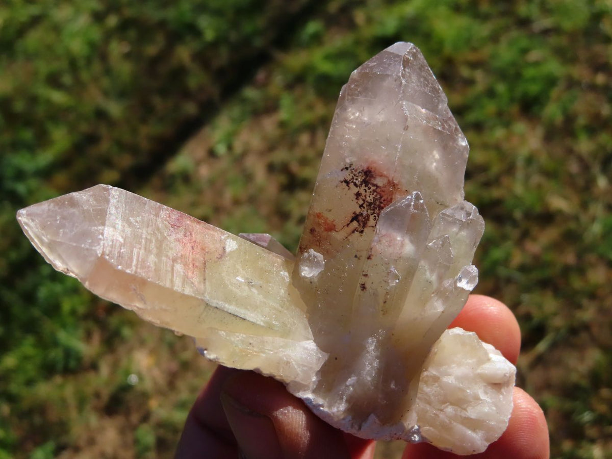 Natural Red Hematoid Crystals x 12 From Karoi, Zimbabwe - TopRock