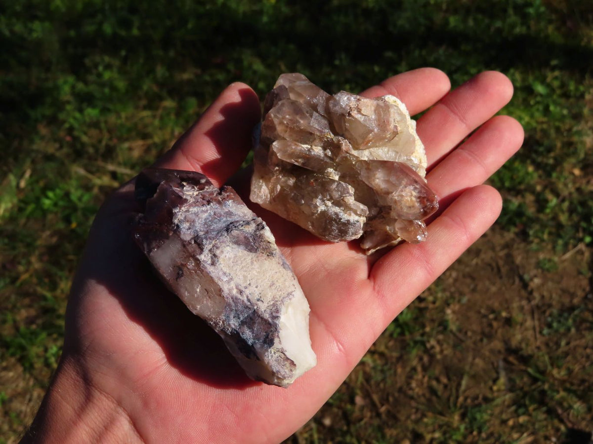 Natural Red Hematoid Crystals x 12 From Karoi, Zimbabwe - TopRock