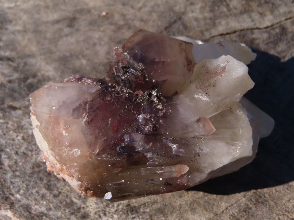 Natural Red Hematoid Crystals x 12 From Karoi, Zimbabwe - TopRock