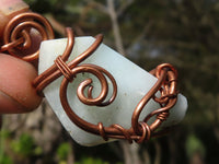 Polished Mixed Copper Wire Wrapped Jewellery Pendants x 6 From Congo - Toprock Gemstones and Minerals