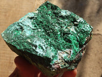 Natural Drusy Chrysocolla & Malachite Dolomite Specimens x 4 From Congo - Toprock Gemstones and Minerals