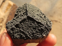 Natural Schorl Black Tourmaline Specimens x 6 From Erongo, Namibia - Toprock Gemstones and Minerals