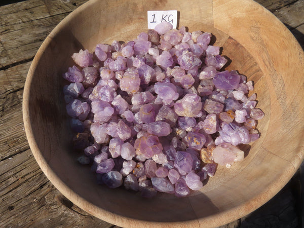 Natural Mini & Small Amethyst Mine Run Crystals - sold per Kg - From Madagascar - TopRock