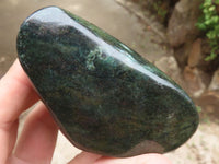 Polished Fluorescent Ruby Corundum In Chrome Verdite Free Forms x 6 From Zimbabwe - TopRock