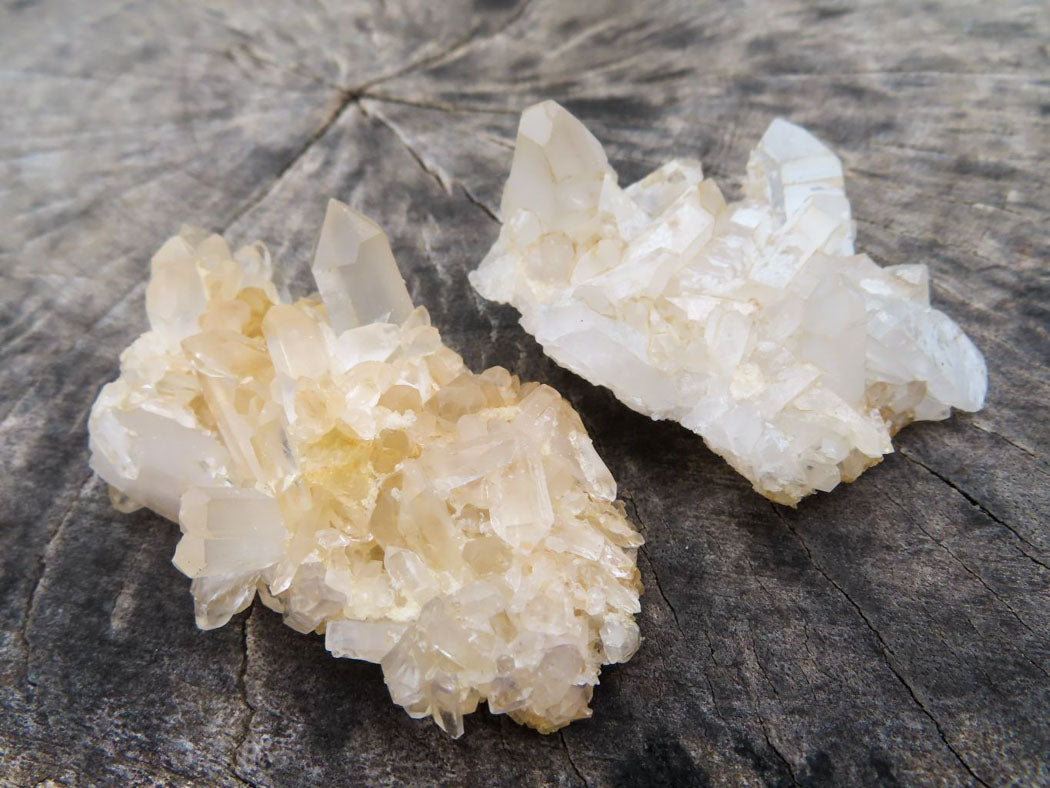 Natural Mixed Malagasy Quartz Clusters x 24 From Madagascar - TopRock
