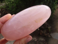 Polished Gemmy Pink Rose Quartz Standing Free Forms x 4 From Madagascar - Toprock Gemstones and Minerals