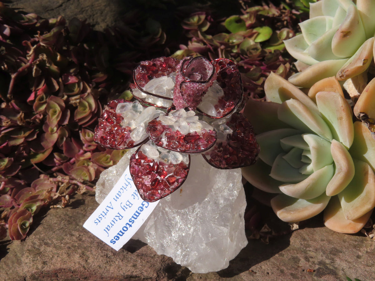 Polished Large Gemstone Art Rose - sold per piece - From South Africa - TopRock