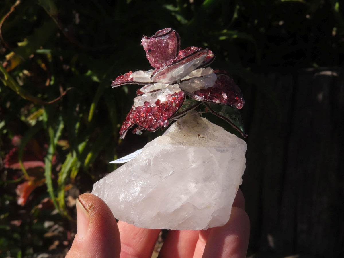 Polished Large Gemstone Art Rose - sold per piece - From South Africa - TopRock