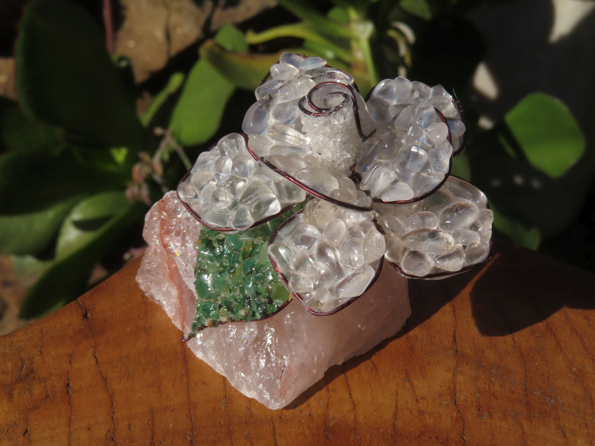 Polished Large Gemstone Art Rose - sold per piece - From South Africa - TopRock