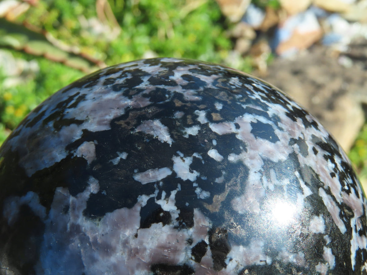 Polished Merlinite Gabbro Sphere x 1 From Madagascar - TopRock